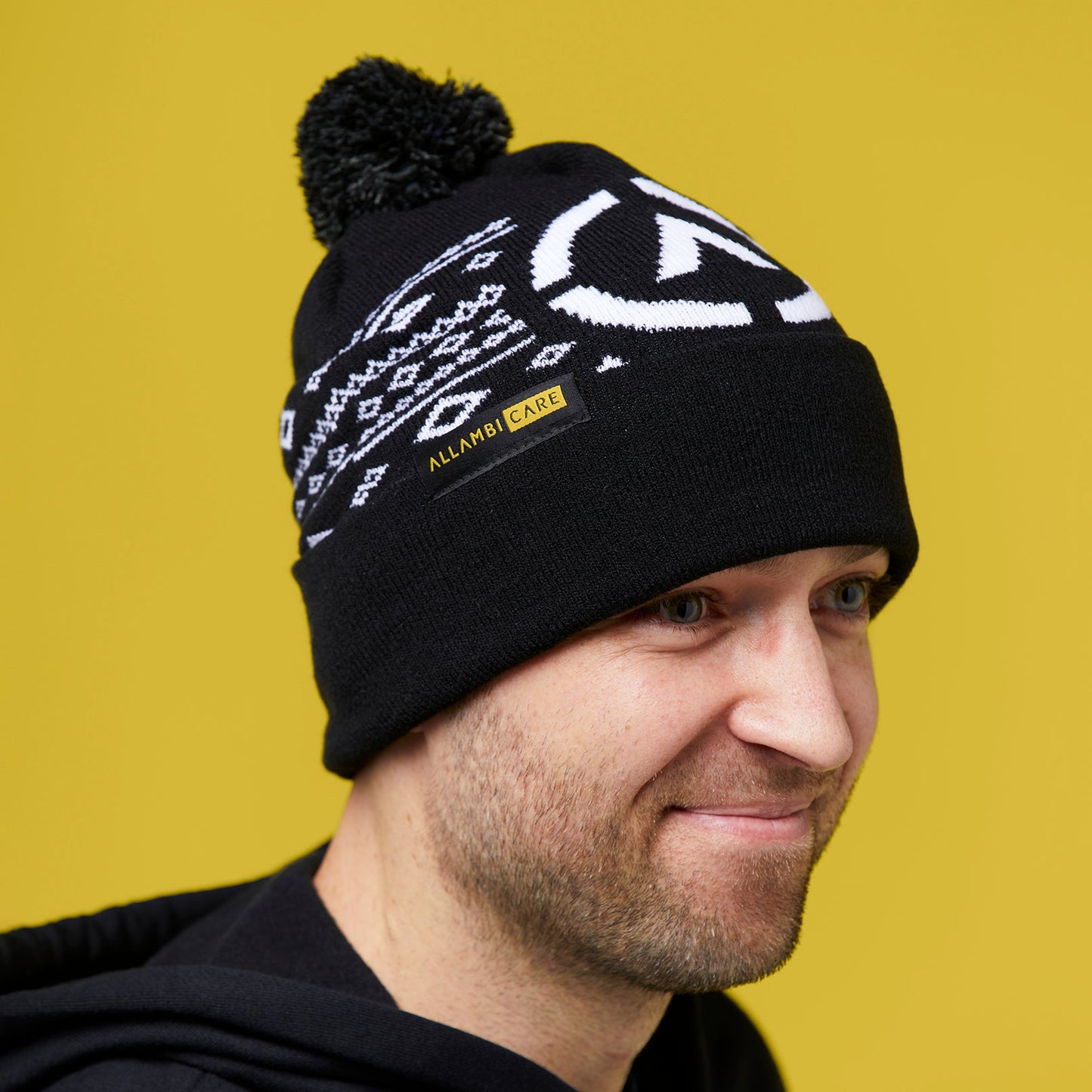 Unisex Beanie - Black/White