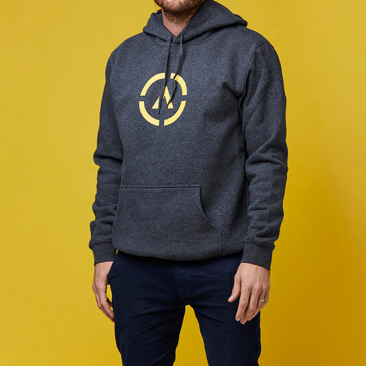 Unisex Circle Hoodie - Asphalt