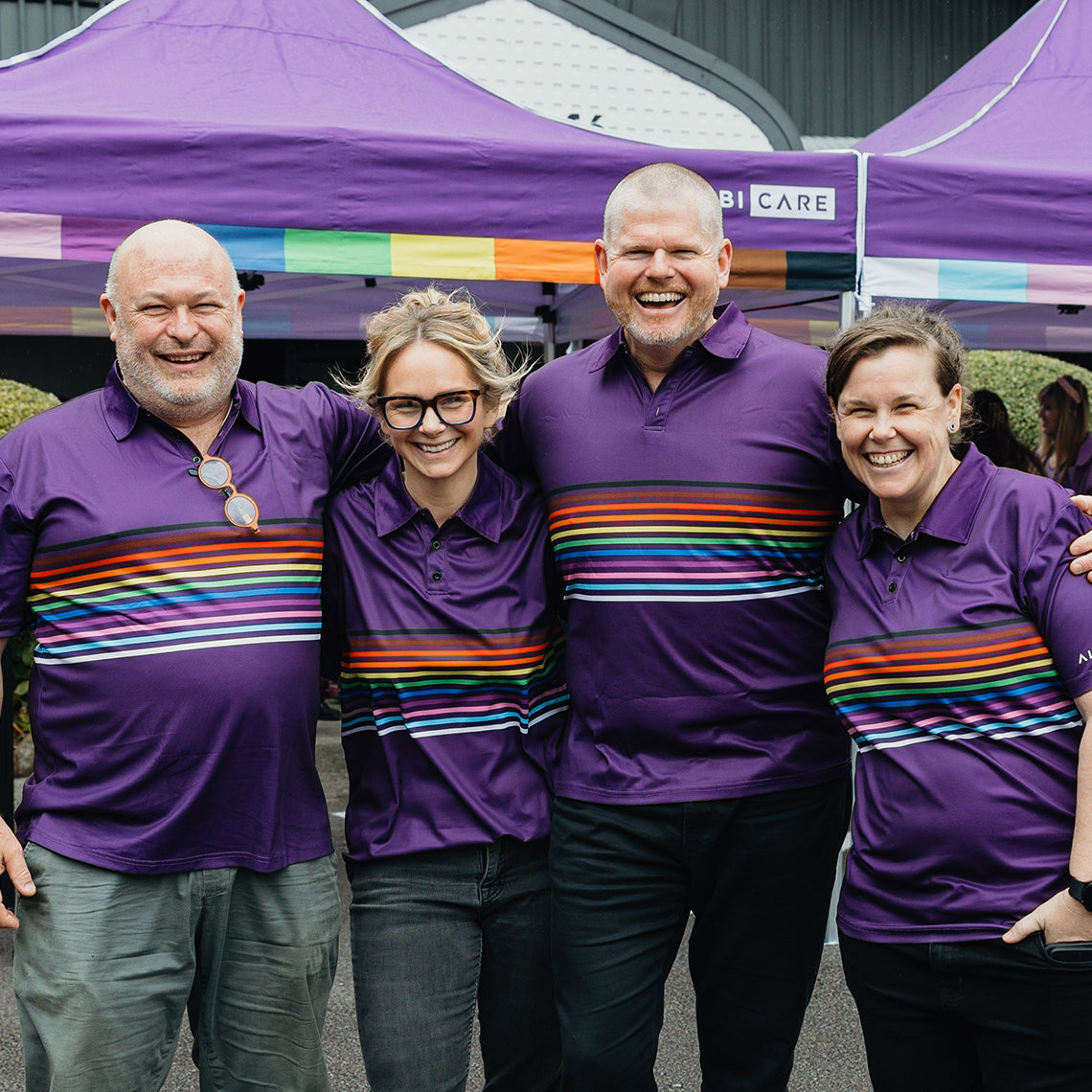 Unisex Diversity Polo - Purple