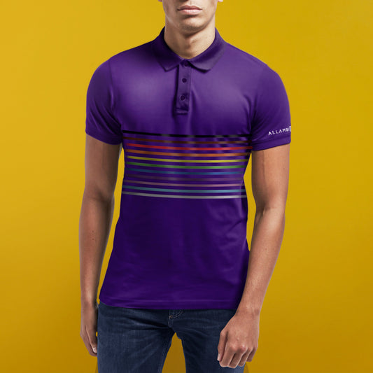 Unisex Diversity Polo - Purple